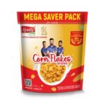 Kwality Corn Flakes 1kg | Made with Golden Corns | 99% Fat Free, Natural Source of Vitamin & Iron | High in Protein & Fiber | Healthy Breakfast Cereal - Fast UK Delivery