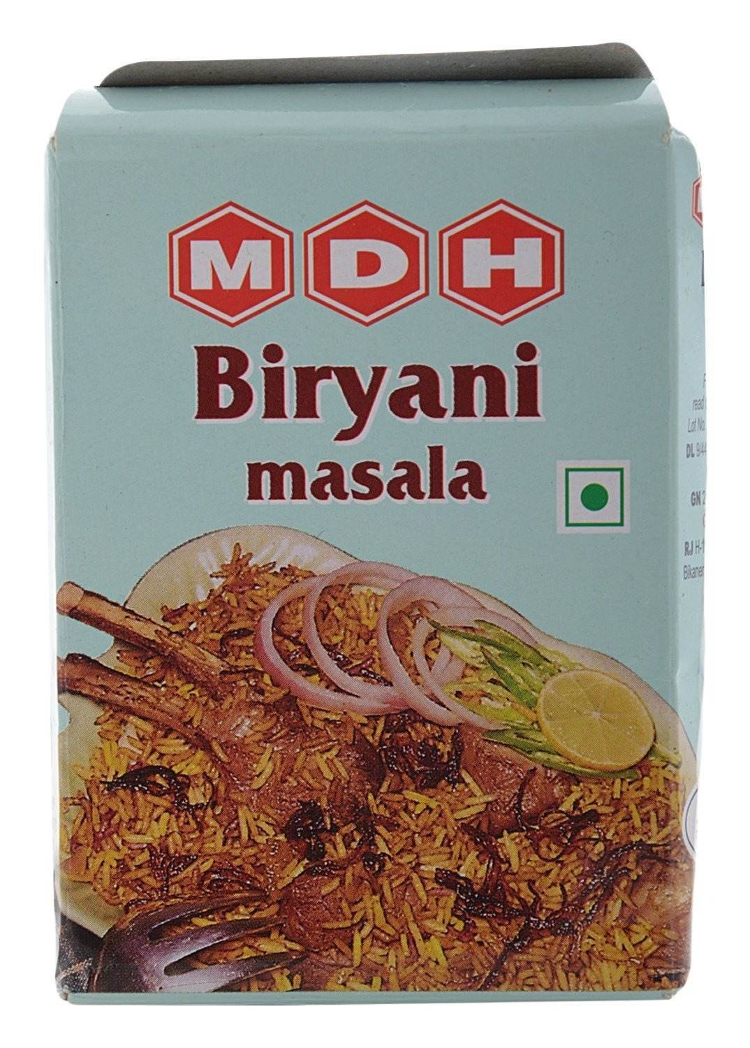 uk81I8OrsJYoL-1-1.jpg MDH Masala - Biryani, 50g Carton - Fast UK Delivery - Image 1