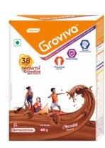 Groviva Wholesome Child Nutrition Powder For Growth & Development-400G Bib (Chocolate) - Fast UK Delivery