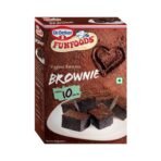 Dr. Oetker FunFoods Eggless Bake Mix Brownie, 250 Gram, Chocolate Brownie - Fast UK Delivery