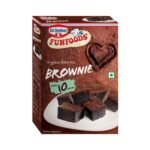 Dr. Oetker FunFoods Eggless Bake Mix Brownie, 250 Gram, Chocolate Brownie - Fast UK Delivery