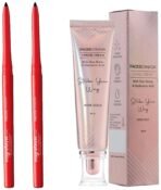 FACESCANADA Strobe Cream - Rose Gold, 30Ml And Facescanada Magneteyes Metallic Kajal Pencil - Black,0.35G (Pack Of 2) - Fast UK Delivery