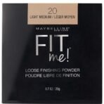 Maybelline New York Loose Finishing Powder, Controls Shine, Mineral Based Formula, Fit Me, 20 Light Medium, 20g - Fast UK Delivery