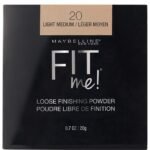 Maybelline New York Loose Finishing Powder, Controls Shine, Mineral Based Formula, Fit Me, 20 Light Medium, 20g - Fast UK Delivery