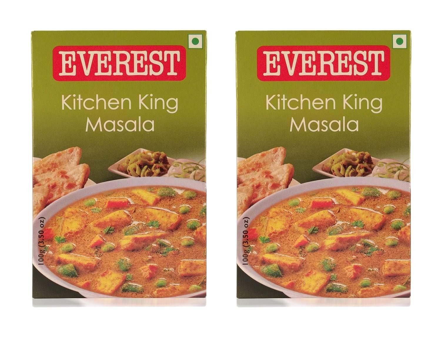 uk81LWhlGwrdL-1-1.jpg Everest Kitchen King Vegetable Masala Powder - 100 Grams(Pack Of 2) - Fast UK Delivery - Image 1