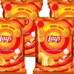 Lay's Potato Chips Hot 'N' Sweet Chilli 30G ( PACK OF 4 ) - Fast UK Delivery