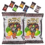 Swad Mixed Assorted Flavored Candy | Imli,Pan, Coffee, Aam, Cola, Orange |Toffee Pouch| 2 Packs x 50 Toffee - Fast UK Delivery