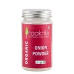 Praakritik Onion Powder, 100g Natural Flavor Enhancer, Rich in Antioxidants, Supports Heart Health & Digestion - Fast UK Delivery