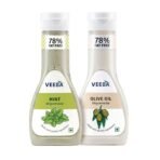 Veeba Mint Mayonnaise, 300g with Olive Oil Mayonniase, 300g - Fast UK Delivery