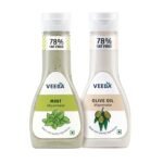 Veeba Mint Mayonnaise, 300g with Olive Oil Mayonniase, 300g - Fast UK Delivery