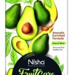 Nisha Fruit Care No-Ammonia Permanent Hair Colour Gel 1000ml, 100% Grey Coverage & Long Lasting, Natural Black Professional Gel Hair Color For Men & Women - Fast UK Delivery