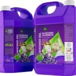Parle Ropvatika Lavender Shower Gel 5 Liter Pack 2 (10 Liter) Body wash with Pure Glycerin (Lavender) - Fast UK Delivery