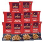 CORNITOS Roasted Cashews Pepper & Herbs | Pack of 10 (25g Each) - Fast UK Delivery