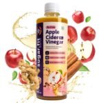 Sugar.Fit Active Apple Cider Vinegar with The Mother 500 ml, Infused with Turmeric & Cinnamon to Boost Immunity, Manage Weight, Reduce Bloating, Healthy Skin & Hair | Raw, Unfiltered & Unpasteurized - Fast UK Delivery