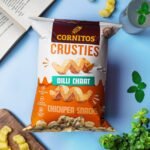 Cornitos Crusties Dilli Chaat Chickpeas Puffs 57g - Fast UK Delivery