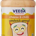 Veeba Cheese and Chilli Sandwich Spread, 250 Grams (Pack of 2) - Fast UK Delivery