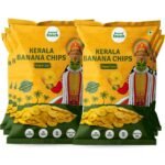 Beyond Snack Nendran Kerala Banana Chips | Original Salted | Thin Crunchy Crispy Snack |600g (100g*6packs) - Fast UK Delivery