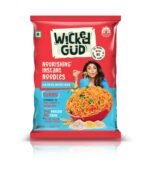 WickedGud Nourishing Curry Instant Noodles (69 gm x 4) | Healthy Noodles | No Maida | No Oil | No MSG | High Protein | High Fibre | Cholesterol Free - Fast UK Delivery
