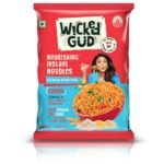 WickedGud Nourishing Curry Instant Noodles (69 gm x 4) | Healthy Noodles | No Maida | No Oil | No MSG | High Protein | High Fibre | Cholesterol Free - Fast UK Delivery