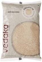 Vedaka Premium White Urad Whole, 1kg - Fast UK Delivery