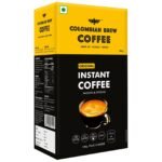COLOMBIAN BREW COFFEE Pure Instant Coffee Powder, Strong 100gram, Box - Fast UK Delivery