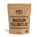 MB Herbals Brazilian Yellow Clay 227g | Skin care formulations | for Face Packs & Soap Making - Fast UK Delivery