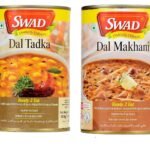 SWAD Ready To Eat Dal Combo Pack Of Dal Tadka/Dal Makhani Mix Vegetarian with No Added Preservative And Colours - 450gm Each (Pack of 2) - Fast UK Delivery
