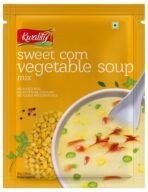 KWALITY Sweet Corn Vegetable Soup Mix with instant natural powder 50g (Pack1) - Fast UK Delivery