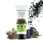 Mamaearth Charcoal Face Wash with Activated Charcoal & Coffee for Oil Control (100ml) - Fast UK Delivery