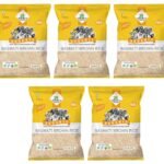 24 Mantra Organic Unpolished Basmati Rice Premium Brown/Basmati Brown Chawal - 1 Kg | Pack of 5 | 100% Organic | Chemical Free & Pesticides Free - Fast UK Delivery
