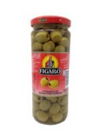 Figaro Olives - Pitted Green, 450g Jar - Fast UK Delivery