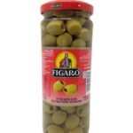 Figaro Olives - Pitted Green, 450g Jar - Fast UK Delivery