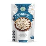 H&H HEALTH & HYGIENE Makhana, Fresh Fox Nuts, Ready to Cook Foxnuts, Raw Popped Lotus Seeds Makhanas, Healthy Snacks Naturally Fat-Free (200 GM) - Fast UK Delivery