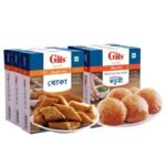 Gits Dhoka Mix 100g & Gits Kachori Mix 100g | Combo Pack of 6 (3 Each) | Delicious Bengali Snack | Instant Mix - Fast UK Delivery