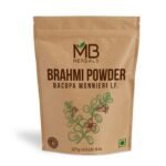 MB Herbals Pure Brahmi Bacopa Monnieri Leaf Powder 227 gram Hair Care - Fast UK Delivery