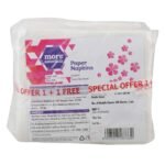 More Essentials more Quality 1st Paper Napkins 1 Ply 27cmX30 cm 100 sht - BOGO - Fast UK Delivery