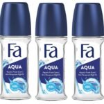 Fa Deodorant 1.7 Oz. Roll-On Aqua (3-Pack), Unisex - Fast UK Delivery