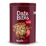 Farmley Apple Pie Date Bites 200 gram I Dates Barfi Made with Dates, Dried Apple,Pista, Cashews, Almonds, Honey, Cinnamon and Pure Ghee - Fast UK Delivery
