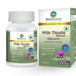 BestSource Nutrition's Milk Thistle Extract , 80% Silymarin, Supports Liver Health, 60 Veg Caps of 175mg each - Fast UK Delivery