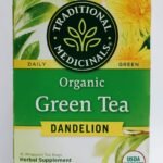 Traditional Medicinals Organic Green Tea Dandelion - 16 Count - Fast UK Delivery