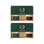 DENVER Detox Body Spa Soap -125GM Each (Pack of 2) | Enriched With Activated Charcoal | Deep Clean Bathing Soap and Anti-pollution Effect - Fast UK Delivery