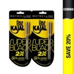 Maybelline New York Colossal Kajal, Super Black (Pack of 2 at 20% Off) - Fast UK Delivery
