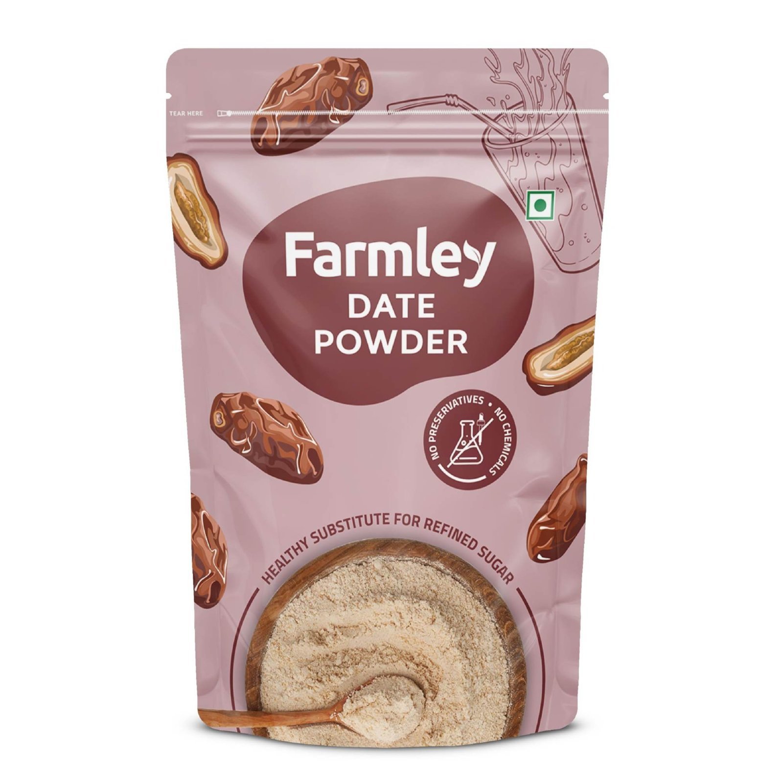 uk81gtQbI82FL-1-1.jpg Farmley Date Powder 200g | No added sugar| Perfect Sweetness| No Preservatives (Pack of 1) - Fast UK Delivery - Image 1