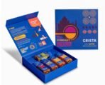 CRISTA Iconically Indian Seasoning Gift Box | Paneer Makhani | Exotic Biryani Masala | Gujarati Dal | Maharashtrian Black Masala | 240 gms| No Added Colour | Diwali Gifts For Family | Set of 5