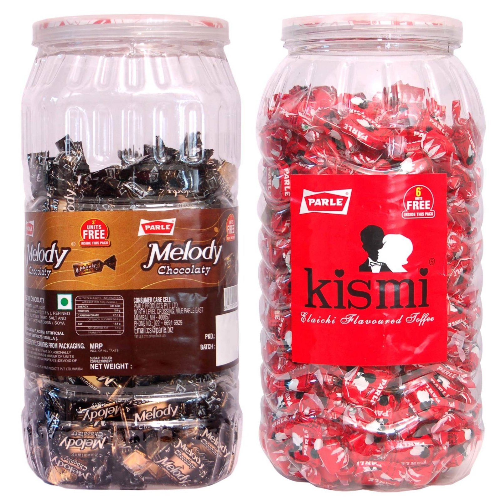 uk81hhWSx-GWL-1-1.jpg Parle Kismi Elaichi Toffee & Melody Chocolaty Combo Pack 300+ Tofees. 1.5 Kg - Fast UK Delivery - Image 1