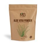 MB Herbals Aloe Vera Powder 227 gram Aloe barbadensis Lf. Powder 100% For Face Packs Masks Hair Packs and Masks - Fast UK Delivery
