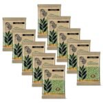 Nisha Nature Mate Henna Based Hair Color Powder Without Ammonia Natural Hair Colour for Women & Men 10gm Pack of 10 (Original Black) - Fast UK Delivery