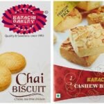Karachi Bakery Chai Biscuit, 400g & Karachi Bakery Cashew Biscuits, 400g - Fast UK Delivery