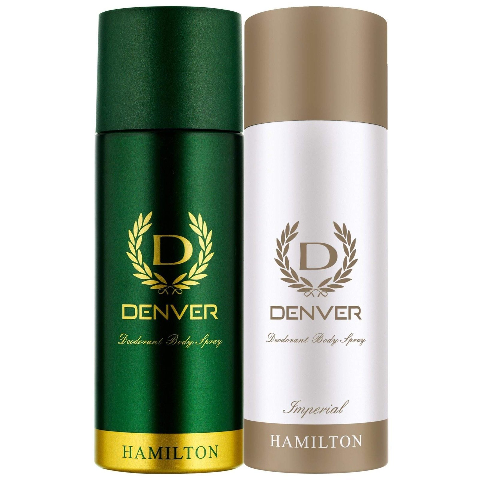 uk81idDmld6hL-1-1.jpg DENVER Hamilton Deo (165ML) + Imperial Deo (165ML) - Combo of 2 | Long lasting Deodorant Body Spray for Men - Fast UK Delivery - Image 1