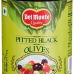 Del Monte Black Pitted Olives, 450g - Fast UK Delivery